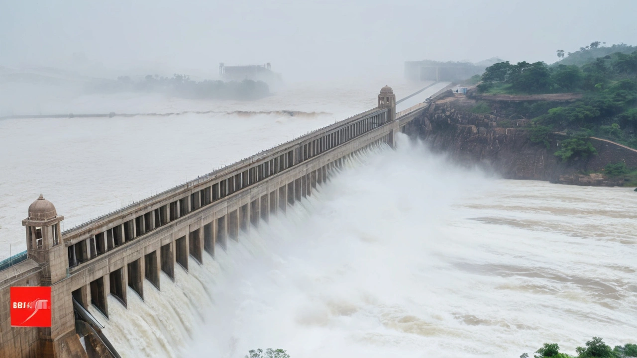 कर्नाटक के तुंगभद्रा डैम का गेट टूटा, बाढ़ का पानी छोड़ा गया